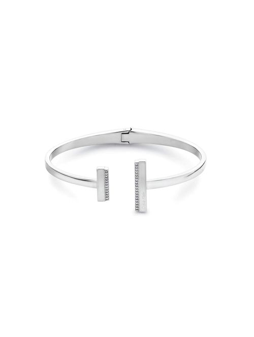 Brazalete-Calvin-Klein-Linear-Mujer-Plateado