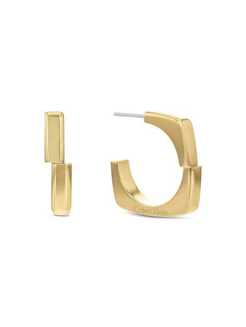 Aretes-Calvin-Klein-Bold-Metals-Mujer-Dorado