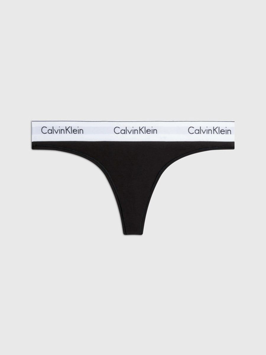 Tanga-Calvin-Klein-Modern-Cotton-Carousel-Mujer-Negro