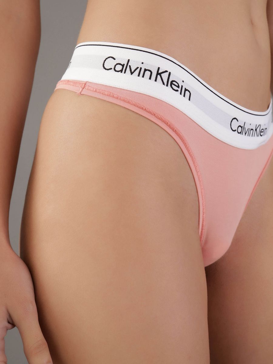 Tanga-Calvin-Klein-Logo-Mujer-Naranja