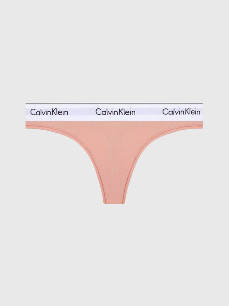 Tanga-Calvin-Klein-Logo-Mujer-Naranja