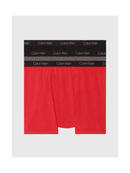 Boxers-Calvin-Klein-con-Logo-en-Elastico-Paquete-de-3-Niño-Multicolor