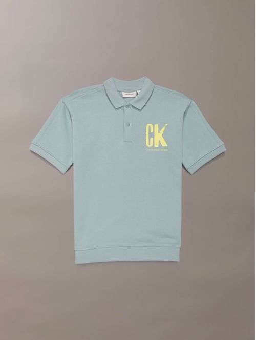 Polo-Calvin-Klein-Monologo-Niño-Verde