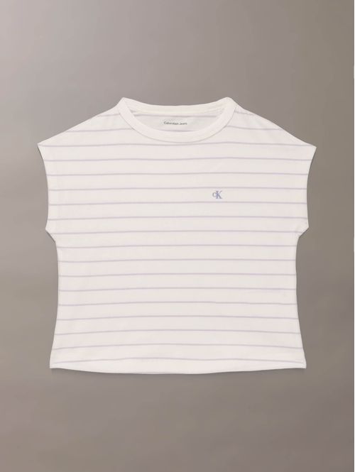 Playera-Calvin-Klein-Monologo-Niña-Blanco