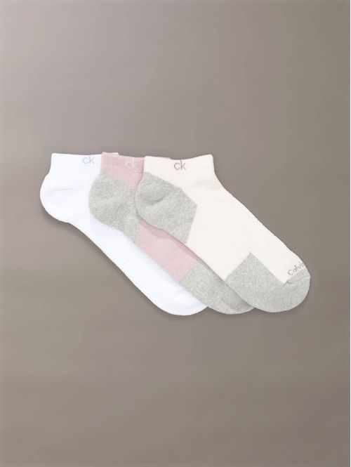 Calcetines-Calvin-Klein-Cushion-No-Show-Pack-de-3-Piezas-Mujer-Multicolor