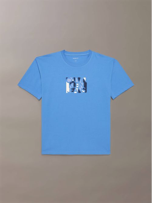 Playera-Calvin-Klein-con-Logo-Niño-Azul