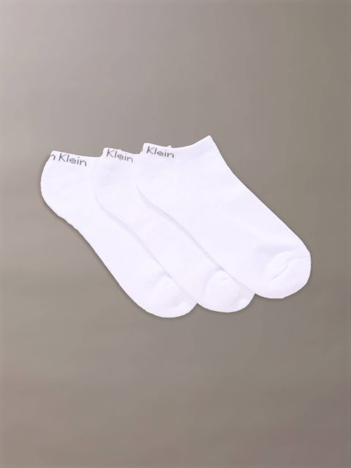 Calcetines-Calvin-Klein-Cushion-no-Show-Pack-de-3-Hombre-Blanco
