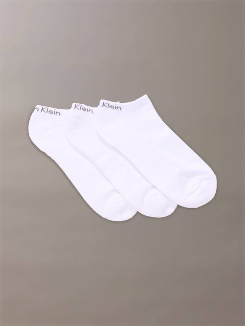 Calcetines-Calvin-Klein-Cushion-no-Show-Pack-de-3-Hombre-Blanco