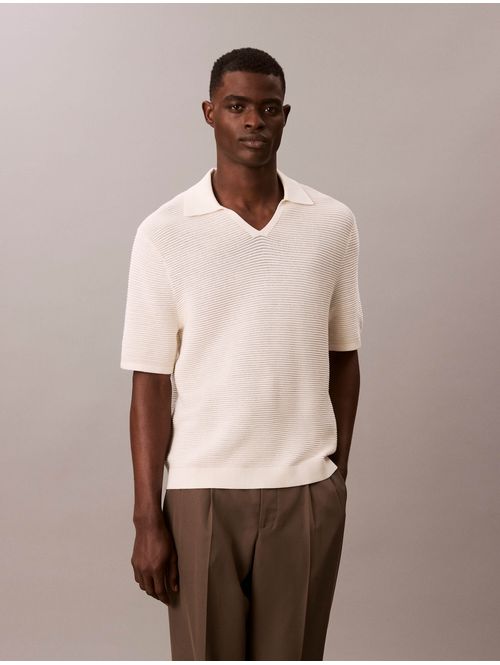 Polo-Calvin-Klein-con-Logo-Hombre-Beige