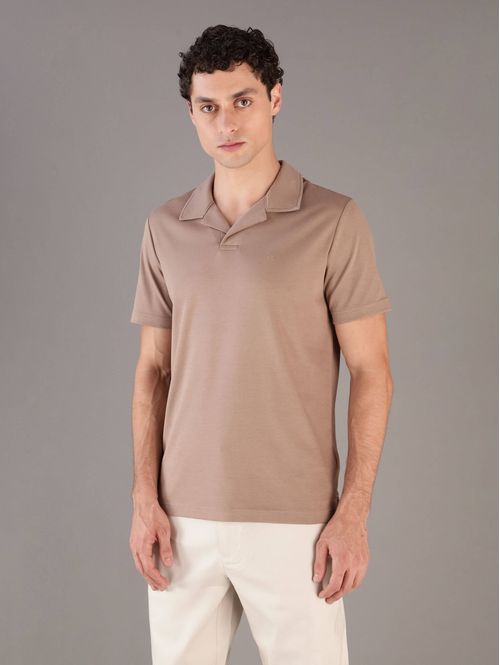 Polo-Calvin-Klein-Monograma-Bordado-Hombre-Cafe