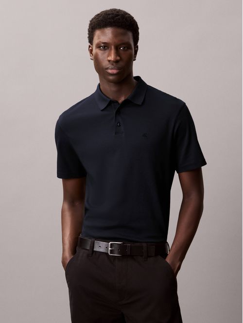 Polo-Calvin-Klein-Monograma-Hombre-Azul-Oscuro