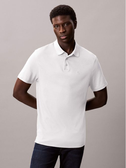 Polo-Calvin-Klein-Monograma-Hombre-Blanco-4LB276G-110