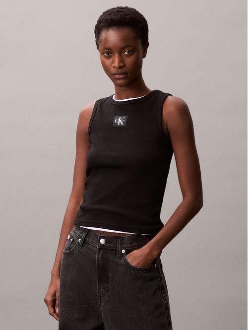 Playera-Clavin-Klein-Mujer-Negro-47C201G-001