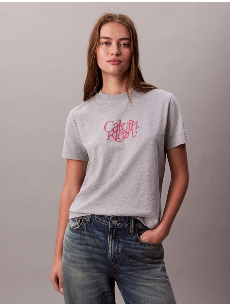 Playera-Calvin-Klein-Mujer-Gris-47D210G-050