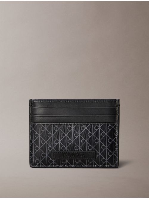 Tarjetero-Calvin-Klein-Estampado-Hombre-Negro