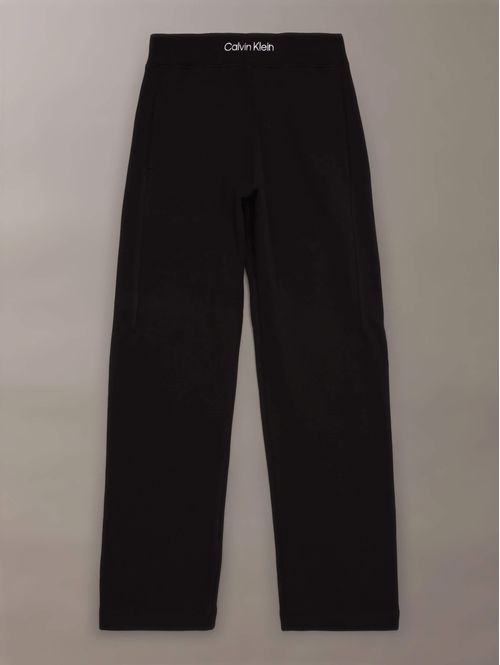 Pants-Calvin-Klein-Jeans-Logo-Bordado-Niño-Negro