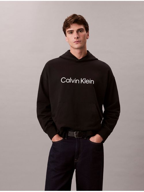 Sudadera-Calvin-Klein-Logo-con-Capucha-Hombre-Negro-4LD229G-001