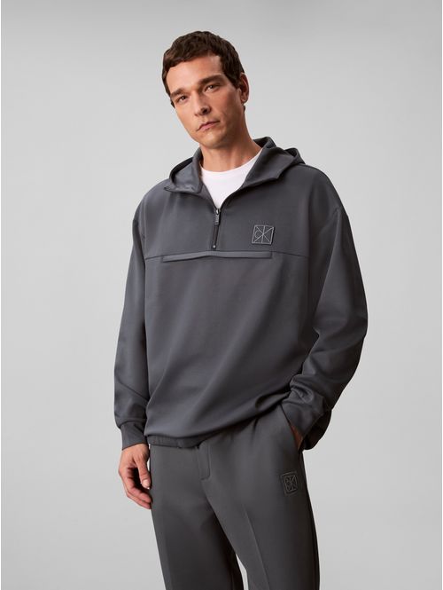 Sudadera-Calvin-Klein-Anorak-Hombre-Gris-4RD212G-410