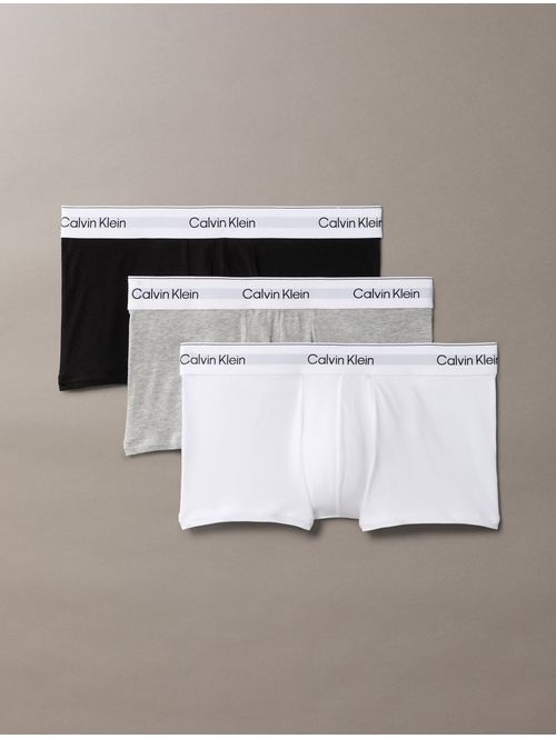 Low-Rise-Trunk-Calvin-Klein-Icon-Cotton-Stretch-Paquete-de-3-Hombre-Multicolor-NB4389-906