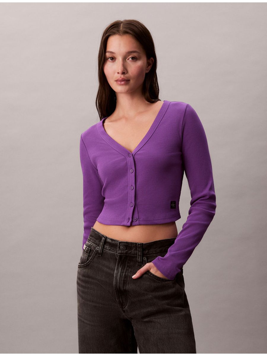Cardigan-de-Canale-Calvin-Klein-Mujer-Morado-47C204G-500