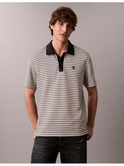 Polo-Ottoman-Calvin-Klein-de-Rayas-Hombre-Gris-4LD205G-100