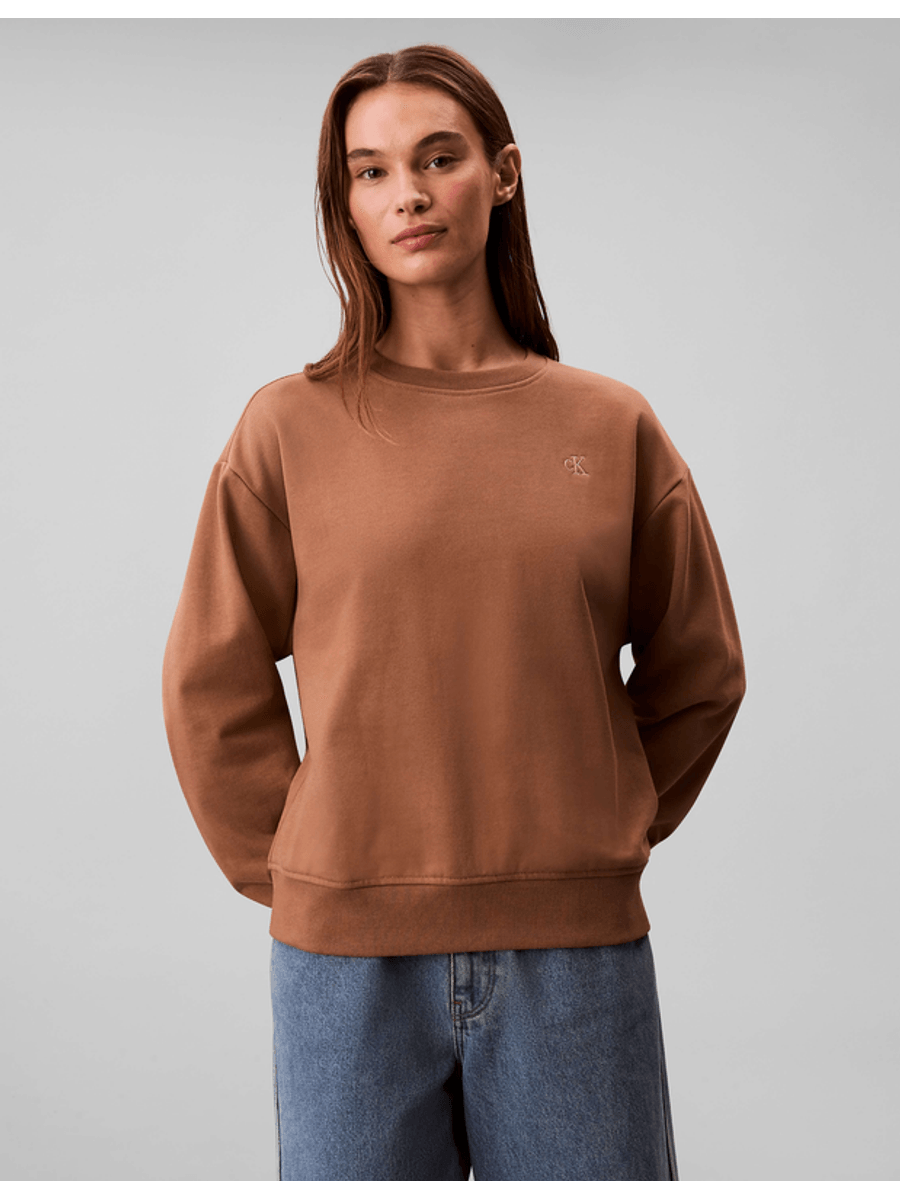 Sudadera-Calvin-Klein-Mujer-Caramelo-47B236G-200