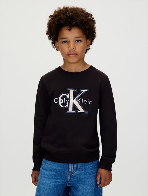 Sudadera-Calvin-Klein-Monologo-Nino-Negro-IB0IB02585-BEH