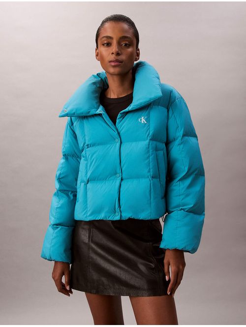 Chamarra-Corta-Acolchada-Calvin-Klein-Mujer-Azul-44D521G-340