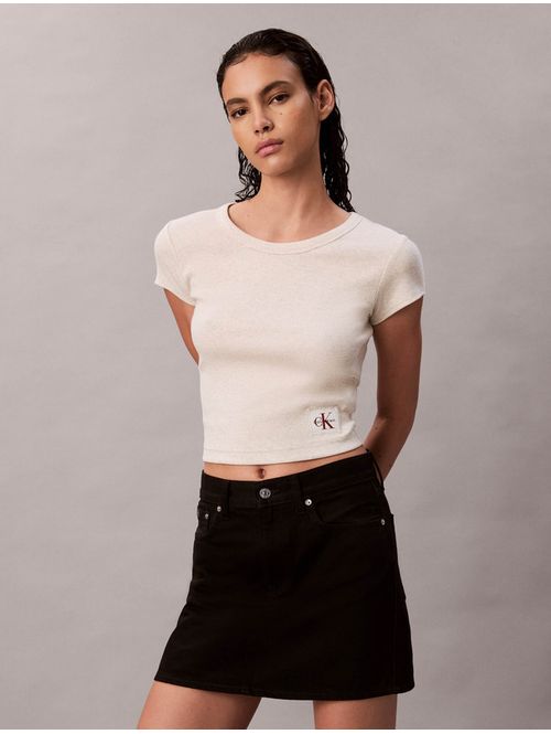 Playera-Calvin-Klein-Baby-Rib-Mujer-Beige-47C200G-050