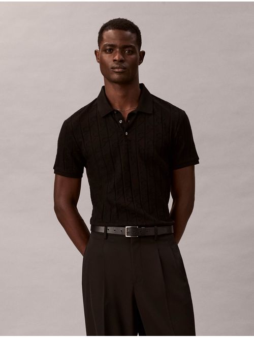 polo-jacquard-de-emblema-calvin-klein-hombre-negro