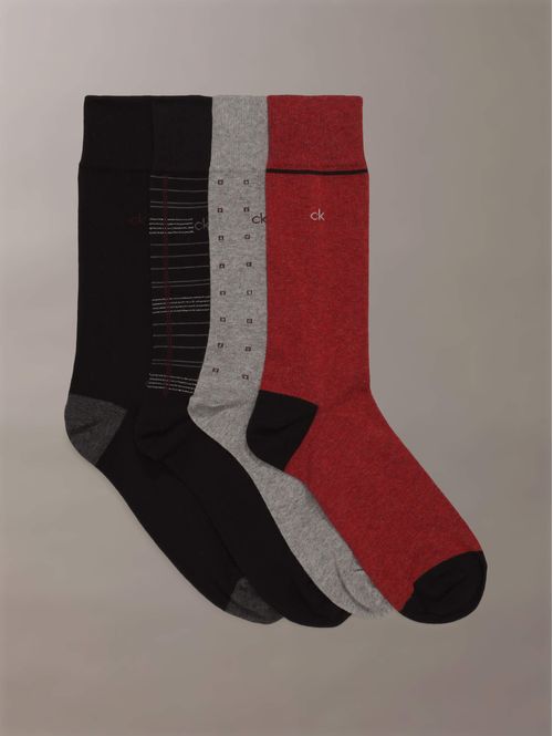calcetines-calvin-klein-crew-paquete-de-4-hombre-multicolor