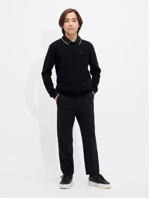Polo-Pique-Logotipo-Calvin-Klein-Nino-Negro-IB0IB02370-BEH
