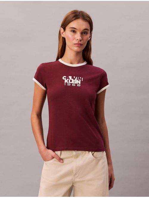 Playera-Baby-Tee-Calvin-Klein-1968-Mujer-Rojo-47D208G-601