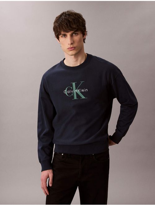 Sudadera-Calvin-Klein-Monologo-Hombre-Azul-4RD234G-410