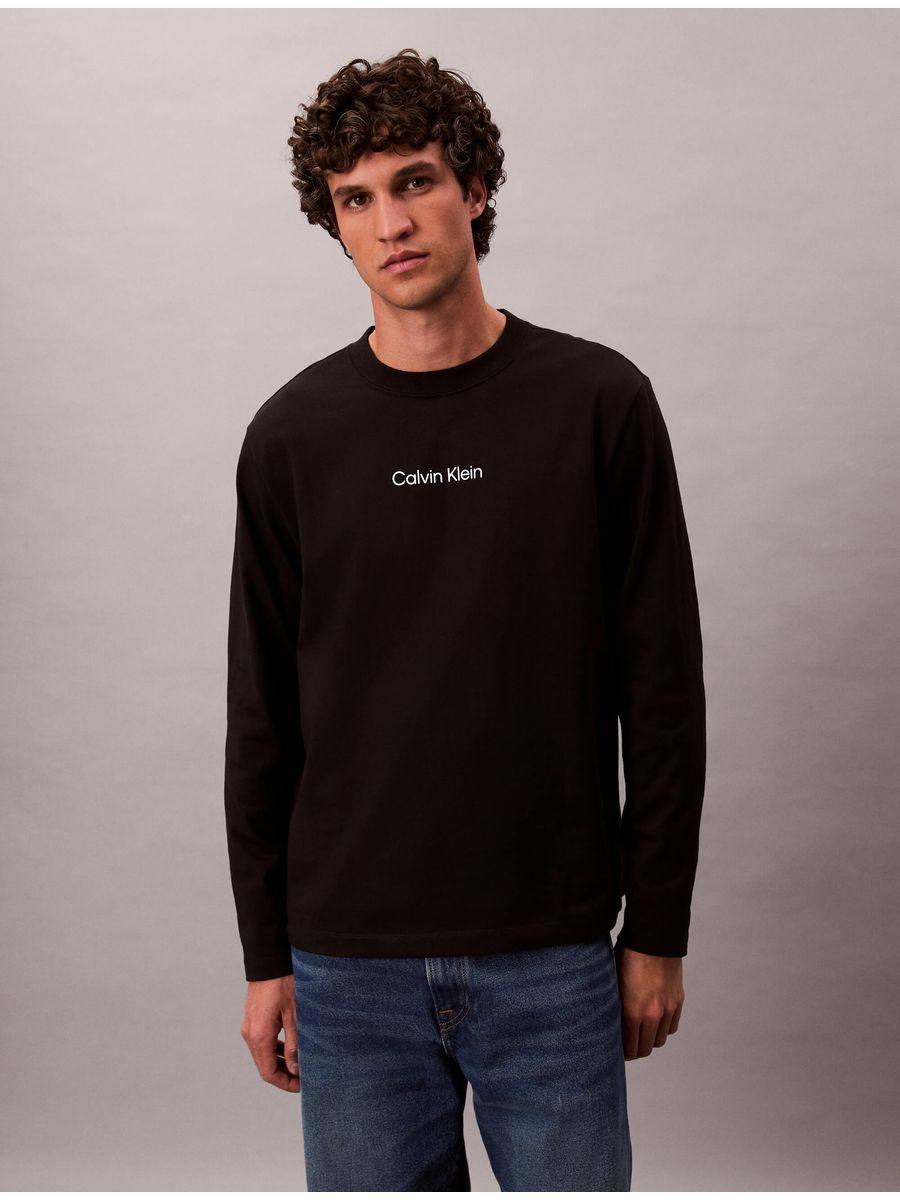Playera-Calvin-Klein-Manga-Larga-Relaxed-Hombre-Negro-4LD232G-UB1
