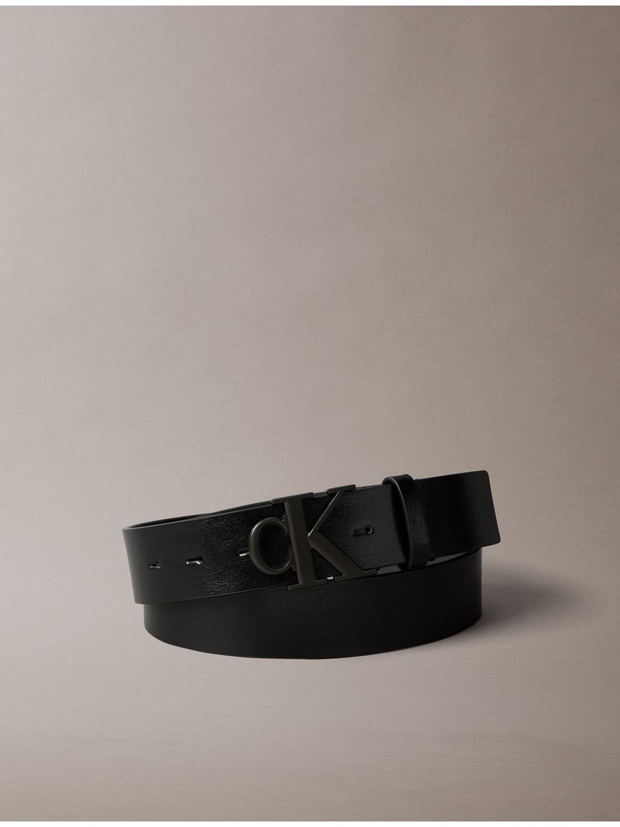 Cinturon-Monograma-Calvin-Klein-Hombre-Negro-4D7016G-V8N