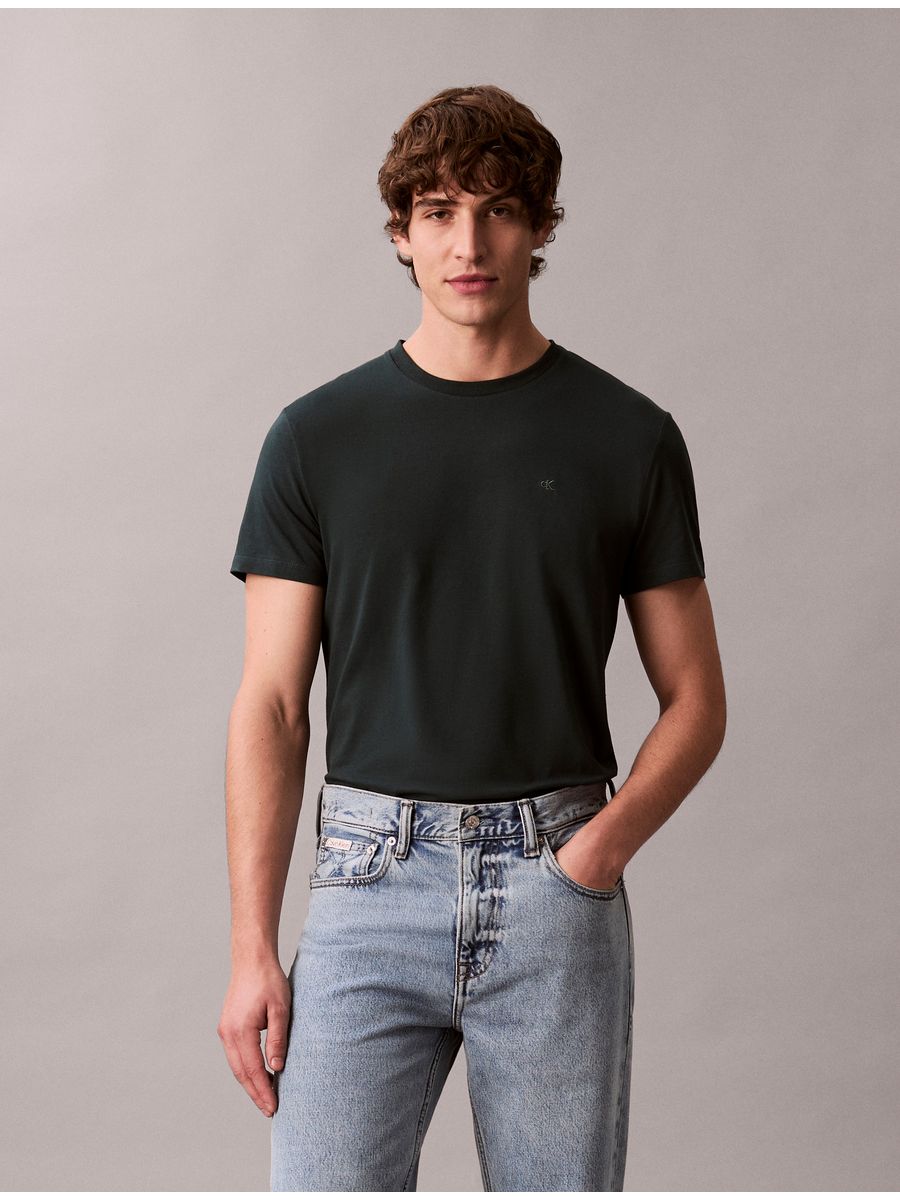 Playera-Calvin-Klein-Slim-Hombre-Verde-4LC240G-GRW