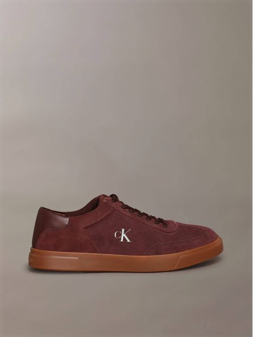 Tenis-Calvin-Klein-Low-Pro-Cups-Lace-Up-Mujer-Vino-HW0HW02683-VH2