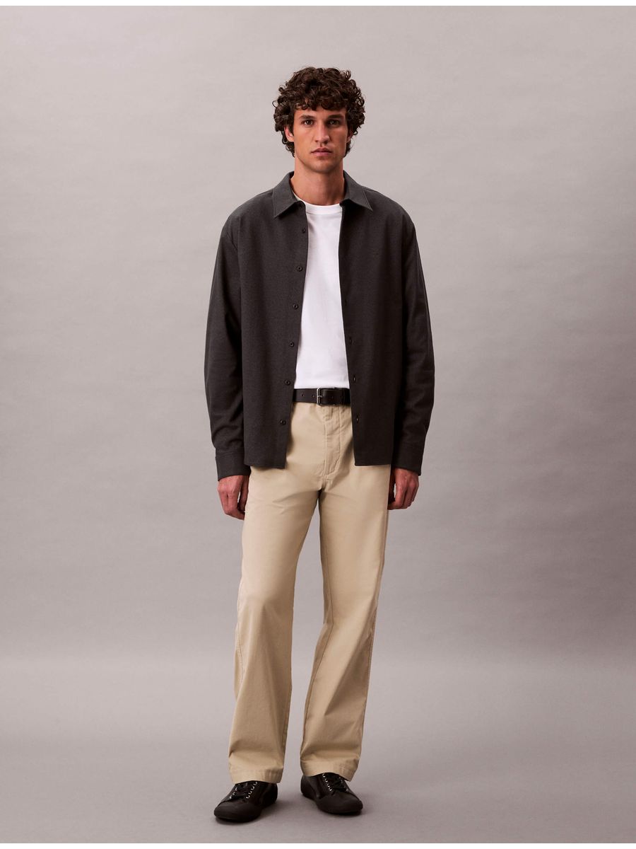 Pantalon-Calvin-Klein-Comfort-90s-Straight-Twill-Hombre-Beige-4RB602G-NSU