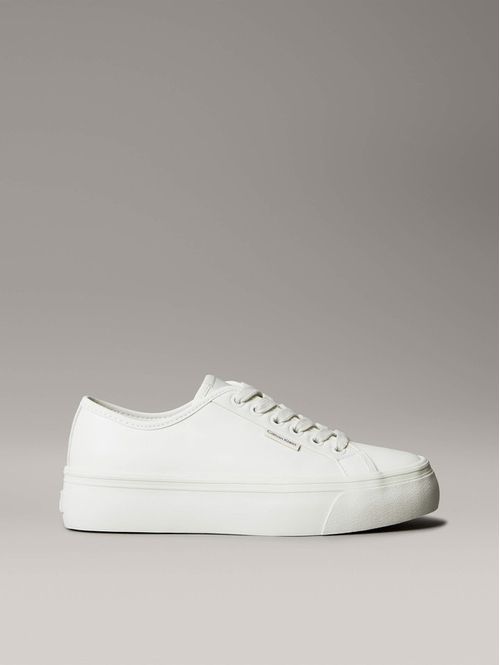 Tenis-Calvin-Klein-Vulc-Flatform-CK-Mujer-Beige-YW0YW01932-YAJ