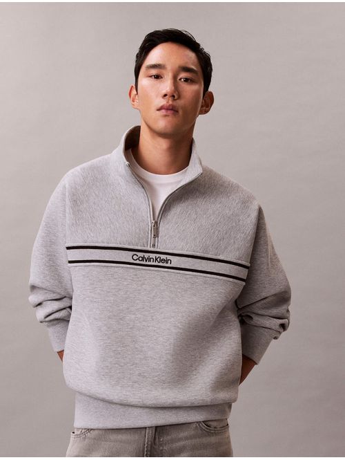 Sudadera-Calvin-Klein-Spacer-Logo-Hombre-Gris-4RE221G-P79