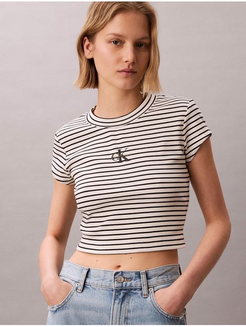 Playera-Calvin-Klein-Baby-Rib-con-Monograma-a-Rayas-Mujer-Negro-47F833G-XDY