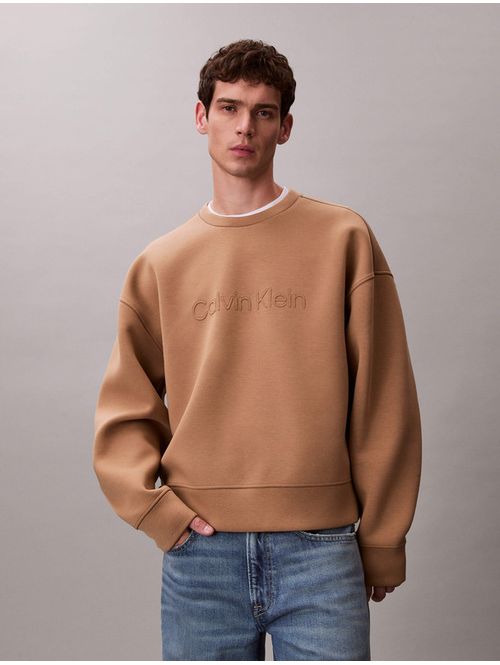 Sudadera-Calvin-Klein-Spacer-Hombre-Cafe-4RF276G-HMS