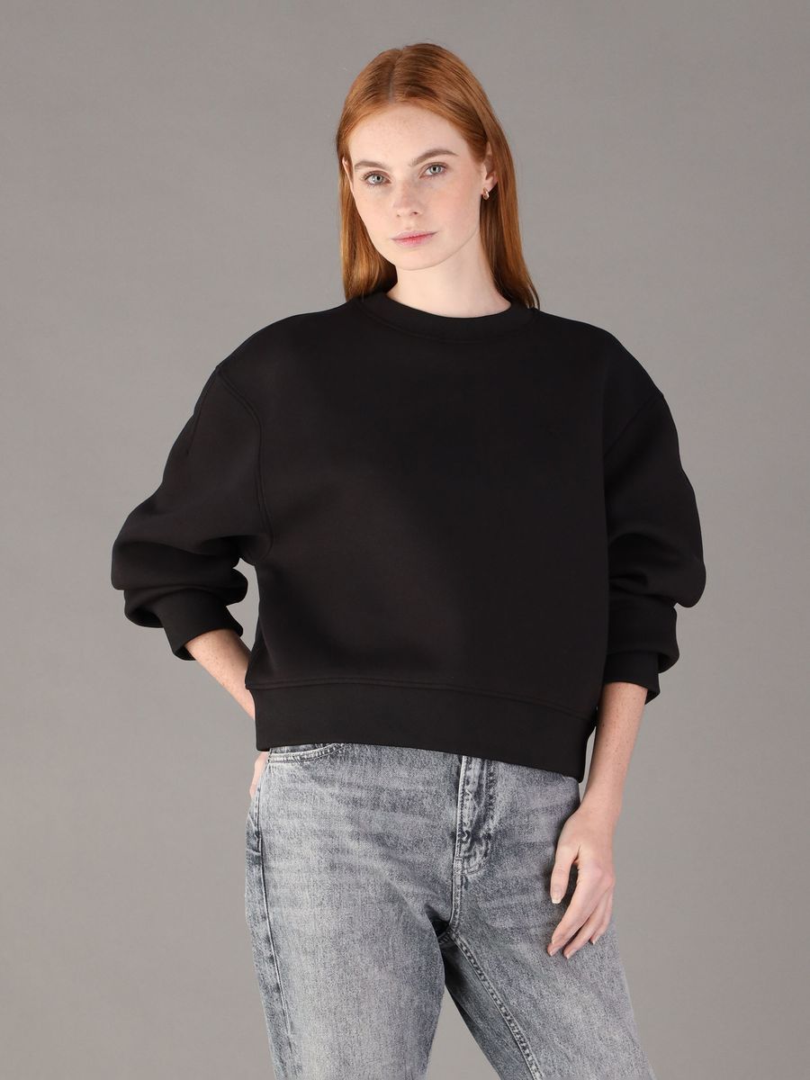 Sudadera-Calvin-Klein-Boxy-Mujer-Negro-47E227G-UB1