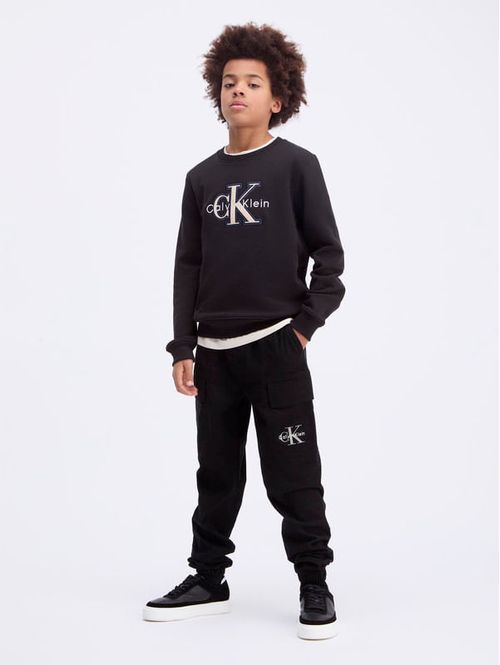 Pantalon-Cargo-Calvin-Klein-Nino-Negro-IB0IB02597-BEH
