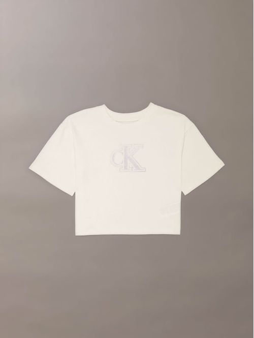Playera-Calvin-Klein-Monograma-Nina-Beige-IG0IG03062-PGB