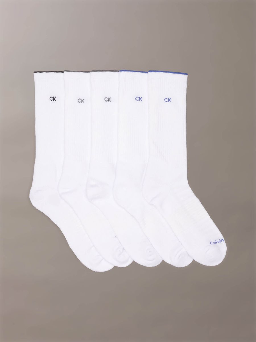 calcetines-calvin-klein-cushion-crew-paquete-de-5-hombre-blanco-cvm251cr01-005