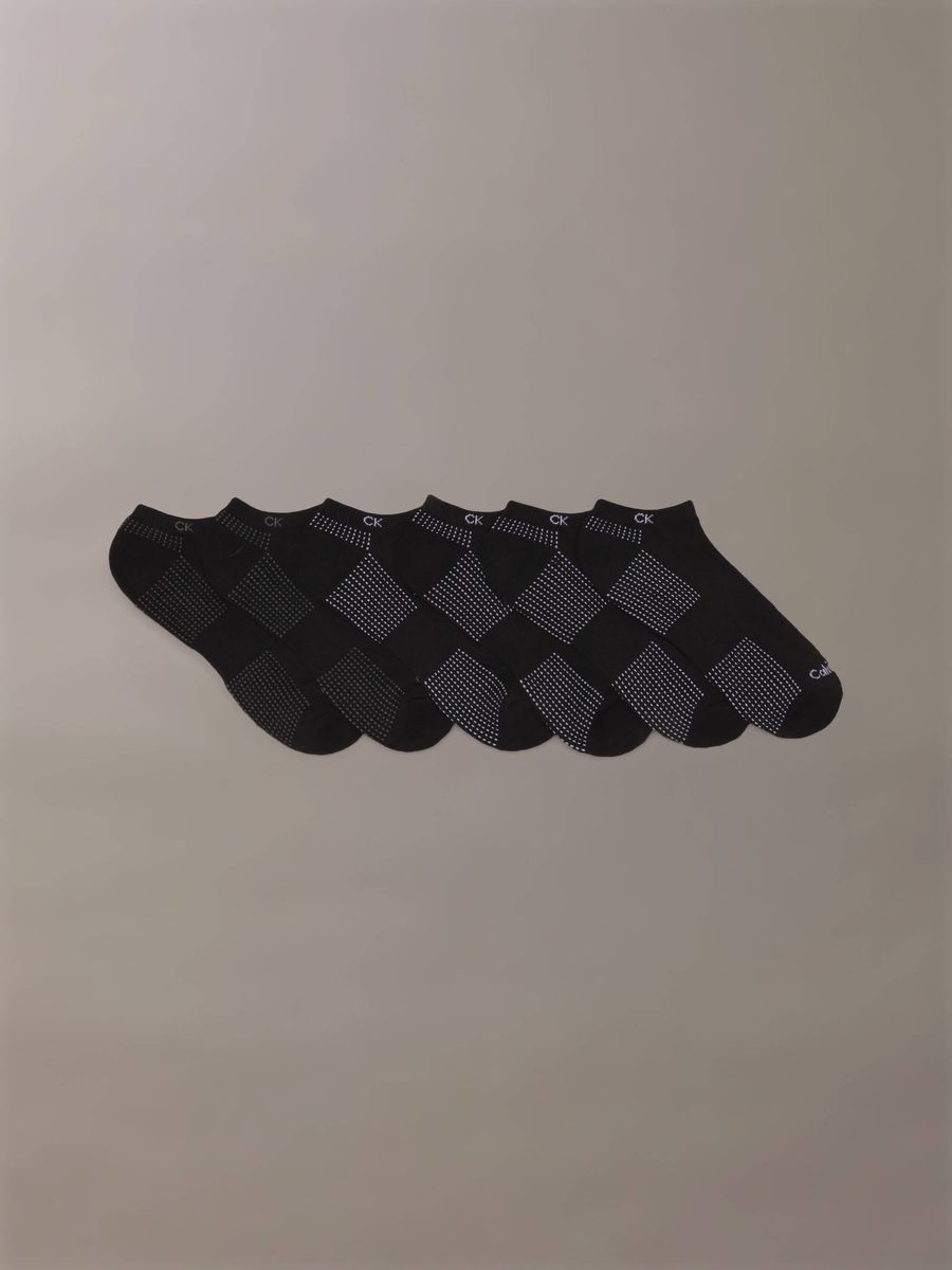 calcetines-calvin-klein-cushion-no-show-paquete-de-6-hombre-negro-cvm253ns02-001