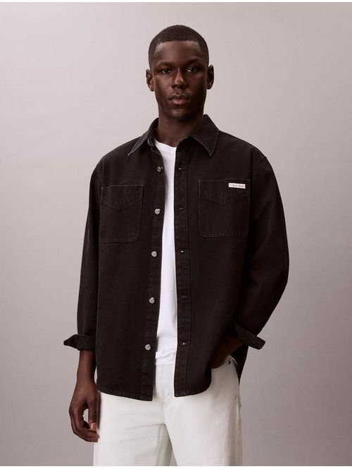 camisa-calvin-klein-90s-overshirt-hombre-negro-4rf709g-1oy
