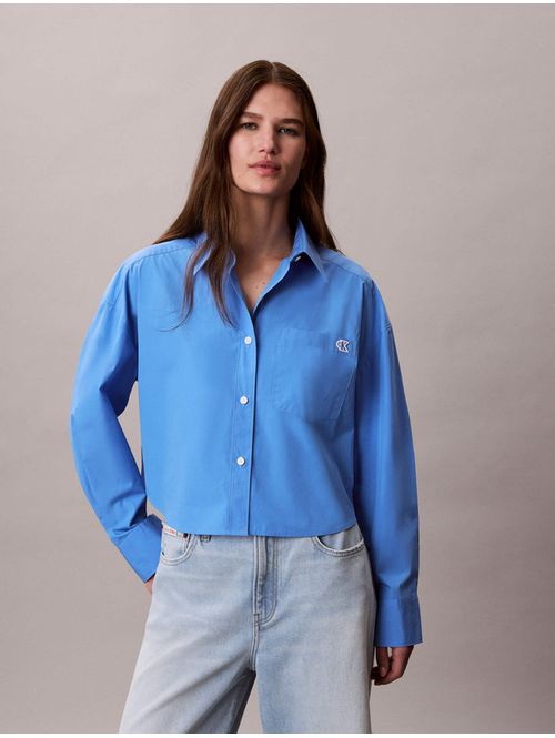 camisa-calvin-klein-poplin-cropped-mujer-azul-47f104g-cg1
